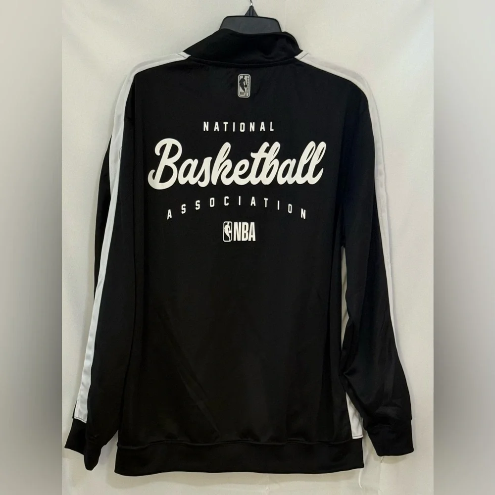 NBA Lightweight Shirt Jacket Black W/ Pockets